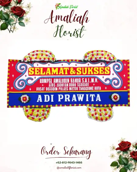 Papan Bunga Ucapan Selamat Kagungan