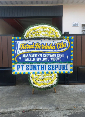 Papan Bunga Duka di Kagungan