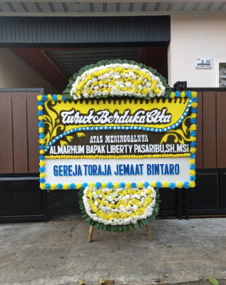 Papan Bunga Duka di Kagungan
